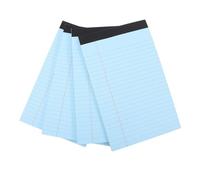 EXCEART 4 Pezzi Blocco Note Legale A5, Carta Strappabile per Appunti | Formato Tascabile, Leggero e Facile da Portare, Stile Semplice Blu, per Insegnanti e Viaggiatori