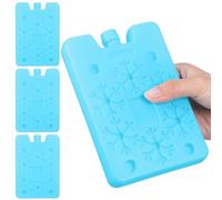EXCEART 4 Pezzi Impacchi di Ghiaccio Riutilizzabili per Cooler Lunga Durata di Raffreddamento e Resistenza, per Lunch Box e Aria Condizionata in Atmosfera Estiva