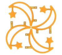 EXCEART 4 Pezzi Lampadina LED a Filamento e Stella 2200k, Gialla | Decorazione per Eventi e Feste, Silicone e Metallo, Luce Costante, Protezione dal Surriscaldamento