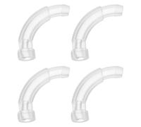 EXCEART 4 Pezzi Ricambi per Auricolari Apparecchi Acustici, Gancio per Tubo | Plastica Polimerica, Connessione Sicura e Sostituzione Rapida, per Manutenzione Ordinaria e Servizio Clinico