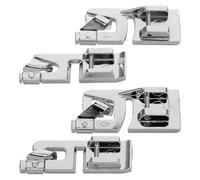 EXCEART 4pezzi Piedini Regolabili per Macchine da Cucire Accessori per Cucito con Piedino Invisibile e Bordatore Compatibili con Macchine da Cucire Domestiche Realizzati di Resistente