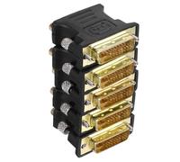 EXCEART 5 Pezzi Adattatore Dvi Vga Femmina Convertitore Video Hd per Monitor e Proiettori Compatibile con Tv e Connessione Stabile Plug Play