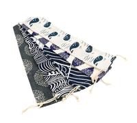 EXCEART 5 Pezzi Borsa Porta Posate da Viaggio in Cotone e Lino Coulisse | Cannucce Metalliche Riutilizzabili e Cucchiai, Leggera, Separa gli Oggetti, Colori Assortiti e Motivi Diversi