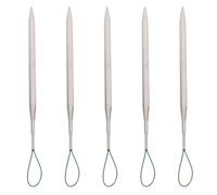 EXCEART 5 Pezzi Set Utensili Infila-Cavo in Acciaio Inox per Cucito, Strumento Elastico per Cintura Pantaloni e Felpe, Infila Coulisse Portatile per Abbigliamento e Progetti di Sartoria