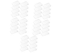 EXCEART 5 Set Cunei Livellatori Trasparenti Per Cunei Regolabili Per Stabilizzare Letti E Librerie 8 Pezzi*5