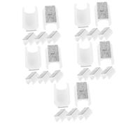 EXCEART 5 Set Tappetino Tampone Ruota Proteggere Il Legno Duro Protettore Del Pavimento Imbottiture Per Gambe Per Sedie Cuscinetti Per Sedie Su Pavimenti in Legno Provato Bianca 5 Pezzi*5