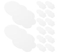 EXCEART 50 Pezzi Sagome Nuvola in Cartoncino Bianco Rigido Forme Nuvola Ritagliate per Artigianato DIY Decorazioni per Lavagne Aula Camerette e Progetti Creativi