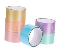 EXCEART 6 Nastro Adesivo Decompressione con Palline Adesive Colorate Antistress per Adulti Portatile e
