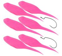 EXCEART 6 Pezzi Esche da Pesca Morbide Leggere Esche da Pesca | Laghi e Torrenti, Facili da Riporre e Trasportare, Effetto Richiamo Aumentato