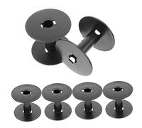 EXCEART 6 Pezzi Ruota a Forma di i della Bobina con Reti Creatore Uomini Multi Parà retrò Costume Decorazione Artificiale Apribottiglie Ad Aria Semplice Apribottiglie Plastica Black