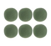 EXCEART 6 Pezzi Spugna Floreale Rotonda 12 Cm per Composizioni Fai da Te, Accessori per Fioristi, Base Supporto Fiori Freschi e Artificiali, Materiali per Decorazioni Giardino e