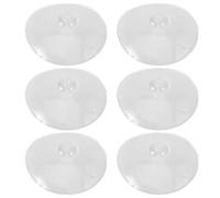 EXCEART 6 Pezzi Ventose per Parasole Auto Atmosfera Estiva, Supporto Trasparente in Pvc per Parabrezza Anteriore, Piccolo e Leggero per Veicoli Diversi