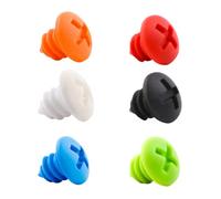 EXCEART 6pezzi Tappi in Silicone Alimentare per Vino e Bevande da Pz Tappo Sigillante Riutilizzabile per Bottiglie di Vino Olio Aceto Acqua Chiusura Ermetica per Bar Casa e Colore Casuale
