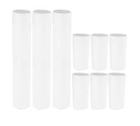 EXCEART 9 Pezzi Cilindri di Polistirene Chiari per DIY Creativi, Facili da Maneggiare Base Stabile, per Progetti Parentchild e Composizioni Floreali
