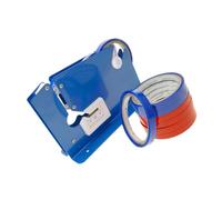 EXCEART 9 pezzi Dispenser Nastro Adesivo con Taglierina Antiruggine per Sacchetti Alimentari Sigillatrice per Frutta e Imballaggi Compatto e Multiuso per Cucina e Industria