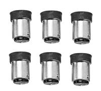 EXCEART Adattatore Lampadine B15 a E14, Convertitore Portalampada Compatto per Lampade a Vite e Baionetta, Set da 6 Pezzi per Uso Domestico ed Elettrico