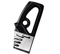 EXCEART Affilatore Coltelli Compatto Nero in Plastico e Acciaio Diamante per Affilare Forbici e Coltelli Utensile da Cucina Domestica