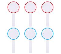 EXCEART Answer Paddles Tabellone Segnapunti Cancellabile A Secco Confezione Da 6 Portatile Per Giochi E Votazioni