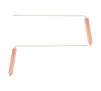 EXCEART Bacchette da Rabdomante in Rame Strumento di Posizionamento Preciso e Portatile 2 Pezzi per Caccia Fantasmi e Divinazione Acqua per Ricerca Oro e Indagini Paranormali