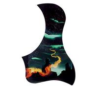 EXCEART Battipenna Sagomato per Chitarra Acustica Nastro Adesivo Facile da Installare Protegge la Superficie da Graffi e Unghie