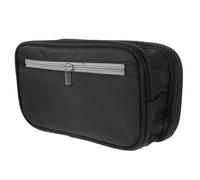 EXCEART Borsa Portatile Per Matite Tre Strati Ampia Capacità Organizer Per Cancelleria Accessorio Per Scuola e Viaggi