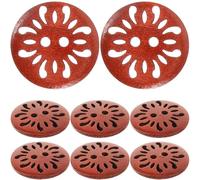 EXCEART Bottoni di Crisantemo in Legno 50 Pezzi 1 Pollice Set per Cucito Decorativo Adatti a Camicie Cappotti e Creazioni Manuali Minimaliste