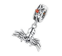 EXCEART Bracciale Con Ciondolo Forma Di Ragno Zircone Per Halloween Accessorio Elegante Tendenza Per Ogni Occasione e Look Giornaliero