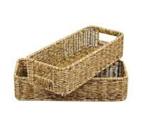 EXCEART Cesto Porta Spezie in Plastica 2 Pezzi per Cucina, Contenitore per Bacchette e Barattoli, Capacità Profonda e Protezione per Posate in Casa