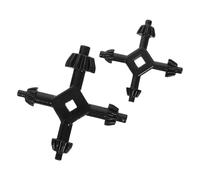 EXCEART Chiave a Cricchetto per Mandrino 4 in 1 in Metallo Set da 2 Pezzi Grande e Piccolo Strumento Multifunzione per Trapani Elettrici e a Colonna Adattatore Mandrino per