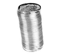 EXCEART Condotto dell'aria in alluminio essicatore tubo di sfiato dell'asciugatrice canalizzazione in lamina di alluminio condotto dell'aria di ventilazione foglio di alluminio Argento