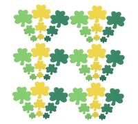 EXCEART Confezione di Adesivi A Forma di Trifoglio - 240 - Adesivi Eva per Celebrazioni E Decorazioni di San Patrizio