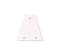 EXCEART Copertura per Truss Rod per Chitarra Copertura in Metallo Accessorio Portatile per Chitarra Bianco Design Raffinato Lavorazione Squisita