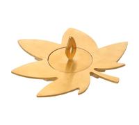 EXCEART Copricandela Decorativo per Barattoli, Foglia Oro, Acciaio Inox | Coperchio Diffusore di Profumo per Candela, Superficie Liscia, Design Moderno, Facile da Pulire, Resistente