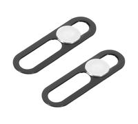 EXCEART Cover Privacy per Fotocamera Smartphone 2 Pezzi Copertura Webcam Scorrevole Protezione Sicurezza Compatibile 15/15plus Colore Argento per Uso Quotidiano