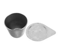 EXCEART Crogiolo Facile da Pulire con Coperchio da 30ml in Nichel e Previene L’evaporazione del Campione per Analisi Termogravimetrica e Fusione