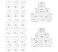 EXCEART Cubetti in Plastica e Resina di Ghiaccio Artificiale 200 Pezzi Riutilizzabili, Alta Simulazione e Non Deformabili and per Progetti Fotografici e DIY