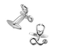 EXCEART Cufflinks da Polso Uomo Argento in Acciaio Inossidabile Design Creativo Estetico e Pratico per Occasioni Formali e Riunioni di Lavoro