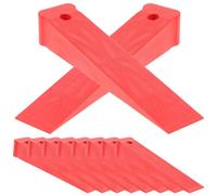 EXCEART Cunei Livellamento in per Spessori Antiscivolo per Porte e Finestre Kit da 10 Pezzi per Riparazioni e Livellamento