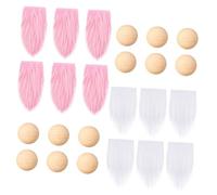 EXCEART Da Fai Da Te Soffice per Naso Legno Forniture per Gnomi e Realizzato Materiali Sicuri e Delicati