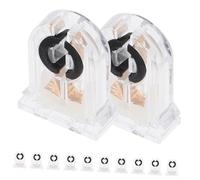 EXCEART da Tubo Fluorescente 12 Pezzi per Neon Design Elegante e Moderno Compatibile con Illuminazione e Ufficio