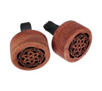 EXCEART Diffusore Aroma Auto in Legno Marrone Clip di Sfiato per Auto Funzione Decorativa e Diffusione Profumo per Ufficio e Meditazione