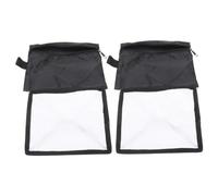 EXCEART Diffusore per Flash e Calzino Diffusore 15x17 Cm per Fotografia e Video, Set 2 Pezzi, Compatibile Lampade Flash a Testa Quadrata, per Ritratti e Streaming Live Indoor