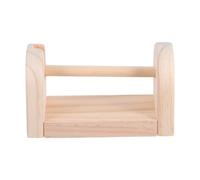 EXCEART Dispenser Nastro Adesivo da Scrivania in Legno Naturale Supporto Multifunzione per Nastro Portanastro Manuale per Ufficio Scuola Artigianato e Casa Compatibile con Nastri Adesivi