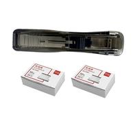 EXCEART Dispenser Portatile per Clip Documenti con Cucitric Spillatrice Ufficio con Clip Riutilizzabili Strumento di Rilegatura Carta Creativo Danni