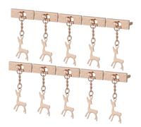 EXCEART Elegante Set Di Fibbie A Forma Di Cervo 10 Pezzi Accessori Per Borse Placcati in Oro Materiale Per Fibbia Per Borse Fatte A Mano