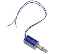 EXCEART Elettromagnete Solenoide Push-pull Dc in Ferro Argento Forza Potente e Design Salvaspazio per Controllo Valvole Industriali e Macchine Atm