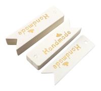 EXCEART Etichette Resistenti e Non Deformabili Handmade in con 100 per Biglietti e Decorazioni per Ringraziamento