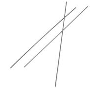 EXCEART Filo di Tungsteno 2mm per Ceramica e Gioielli, 3 Pezzi, Argento | Supporti Affidabili per Cottura ad Alta Temperatura, per Atelier di Ceramica e Pendenti, Stabilità Elevata