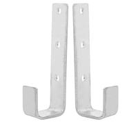 EXCEART Ganci per Scala Resistenti e Robusti in Ferro Argento a 2 Accessori per Sbarre Montessori