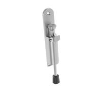 EXCEART Heavy Duty Spring Loaded Telescopic Door Stopper With Adjustable Zinc Alloy Kickdown Holder And Rubber Base For Versatile Residential And Commercial Use
